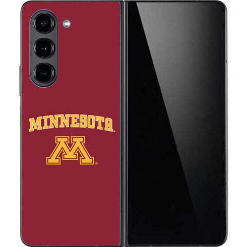 University of Minnesota Collegiate Text Galaxy Z Fold5 5G Skin